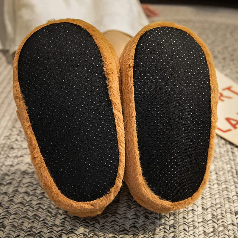 Kawaii Capybara Slippers Winter Indoor Home Shoes