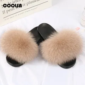 Kids Fur Slippers Summer time cuteness winter coziness