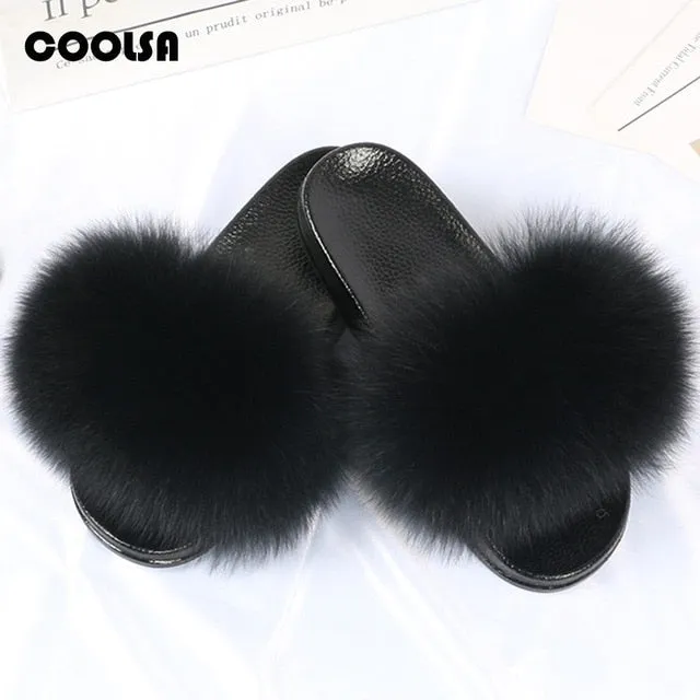 Kids Fur Slippers Summer time cuteness winter coziness