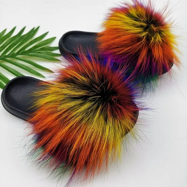Kids Fur Slippers Summer time cuteness winter coziness