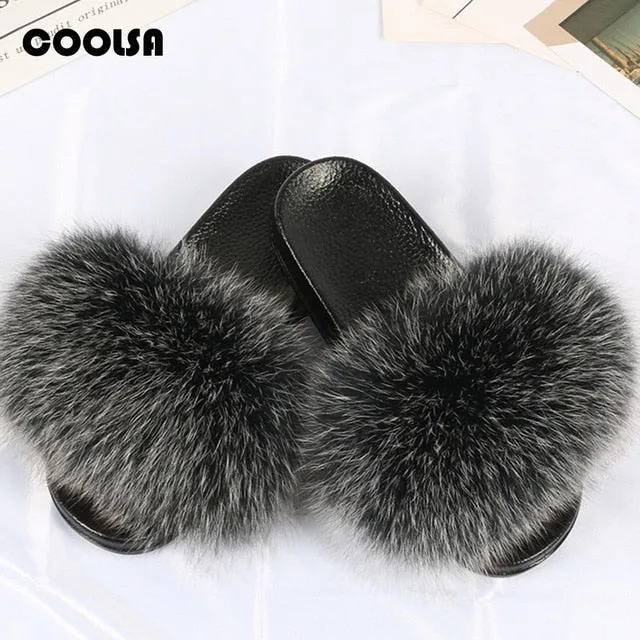 Kids Fur Slippers Summer time cuteness winter coziness