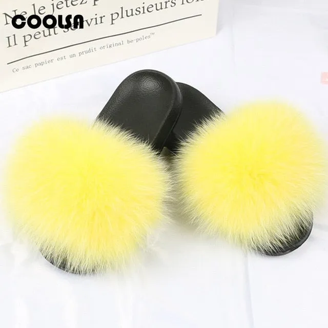 Kids Fur Slippers Summer time cuteness winter coziness