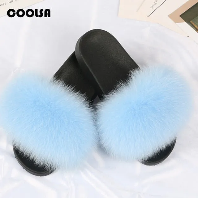 Kids Fur Slippers Summer time cuteness winter coziness