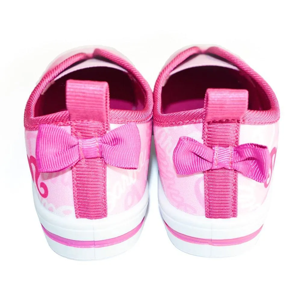 Kids Shoes Toddler Girls Barbie Slip-on Canvas Shoes