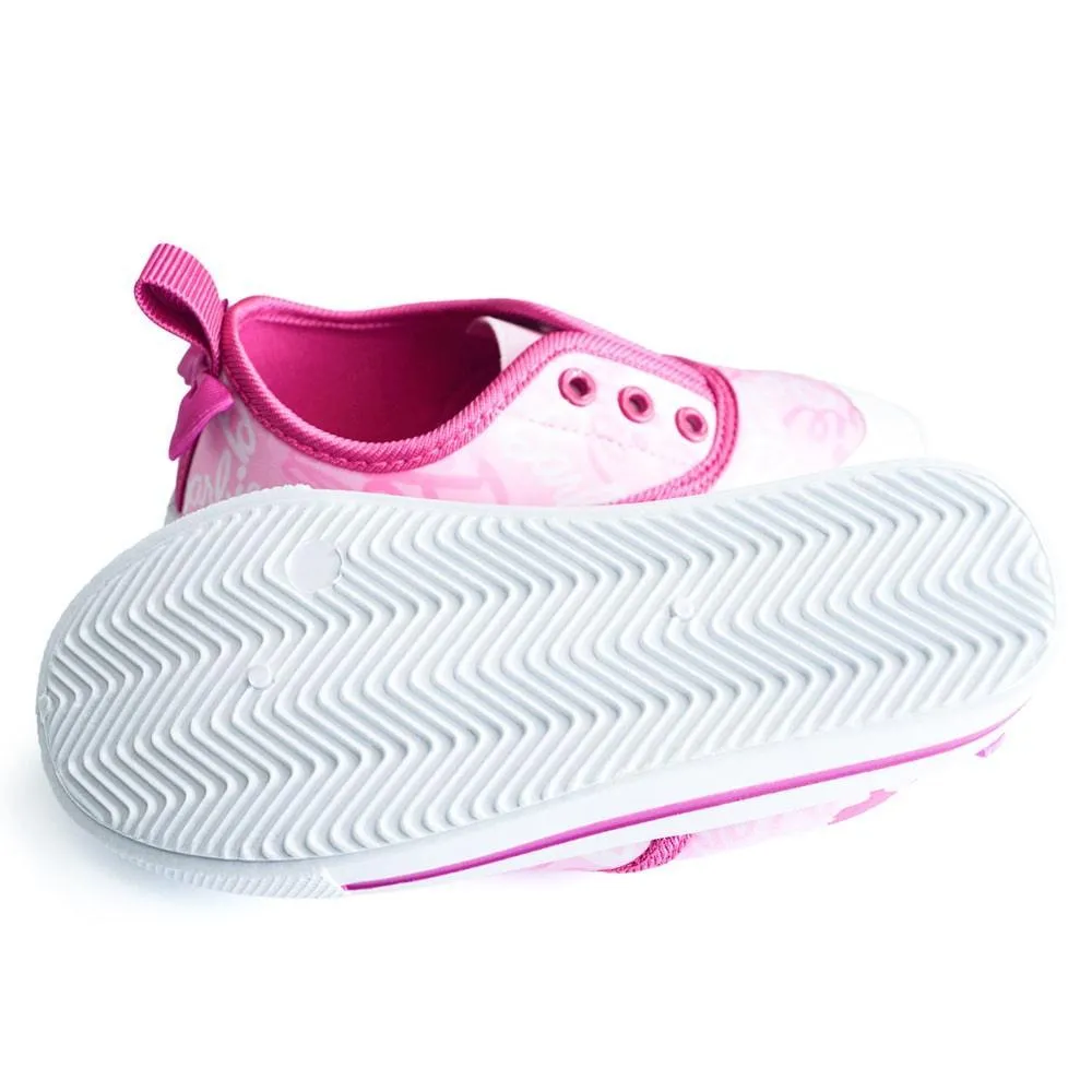 Kids Shoes Toddler Girls Barbie Slip-on Canvas Shoes