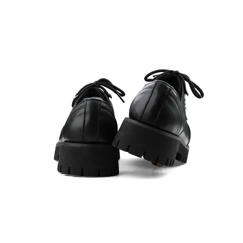 Lace-Up Casual Shoes with Chunky Sole