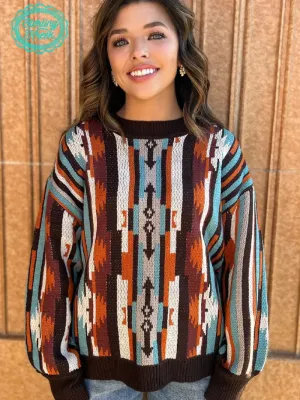 LADIES DRIVE DOWN MAIN SWEATER