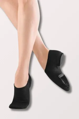 Ladies Phantom Stretch Canvas Jazz Shoes - Black