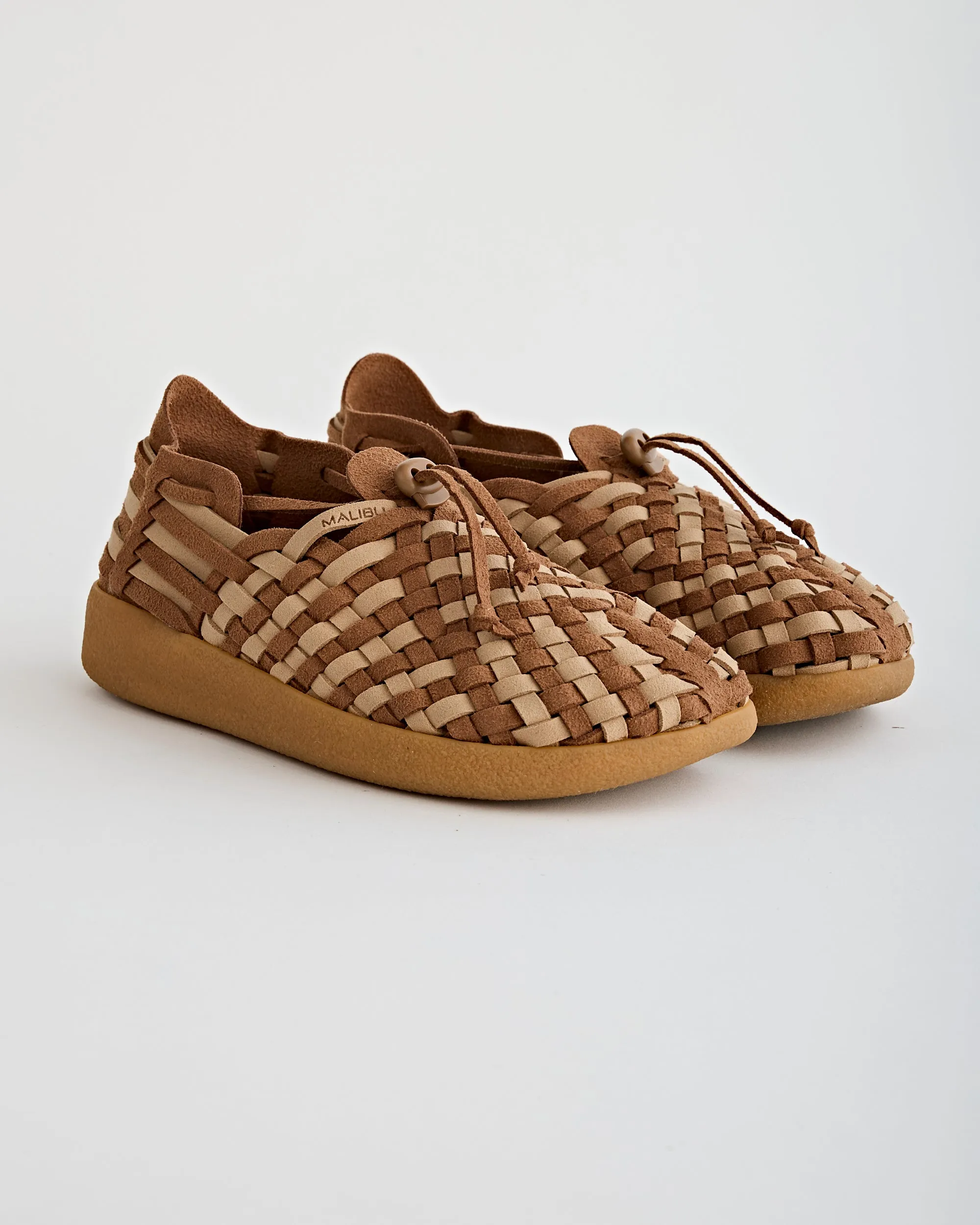 Latigo Suede Vegan Leather Beige/Walnut/Tan