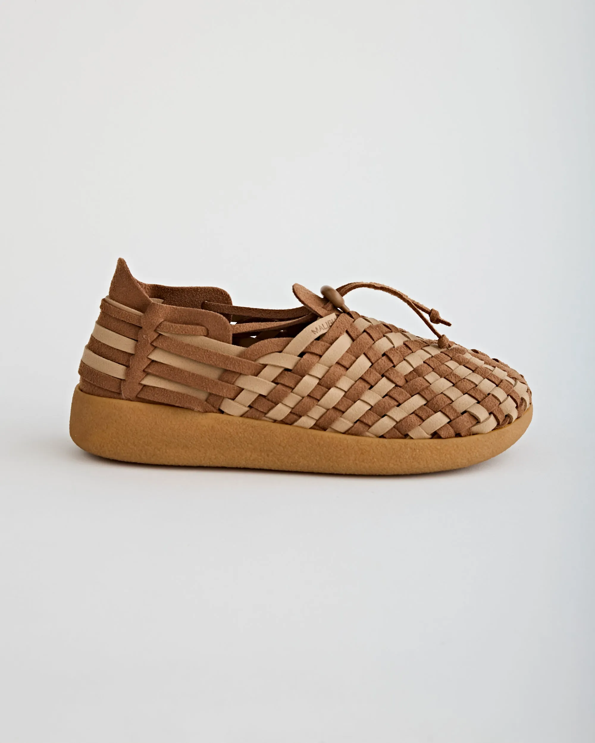 Latigo Suede Vegan Leather Beige/Walnut/Tan