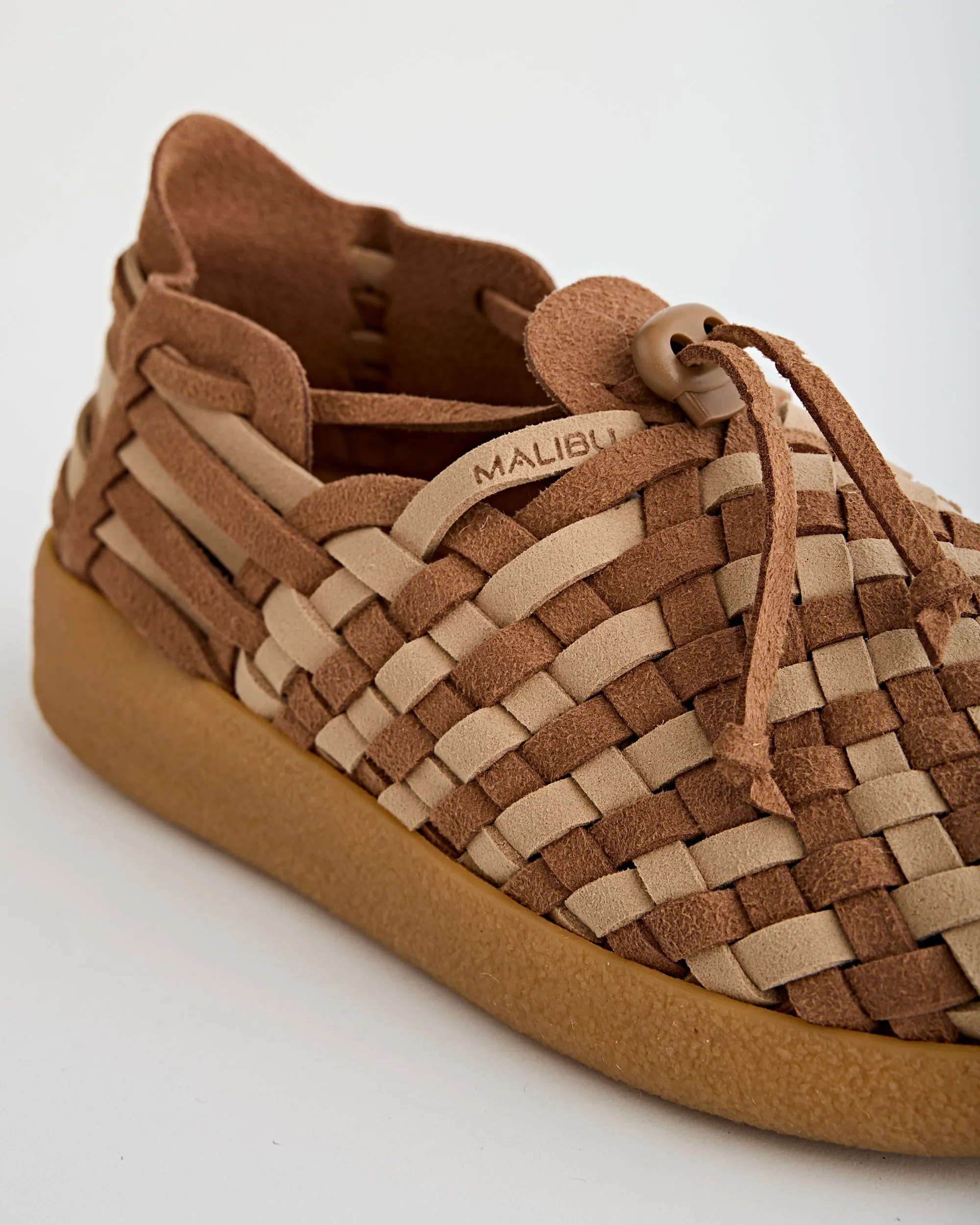 Latigo Suede Vegan Leather Beige/Walnut/Tan