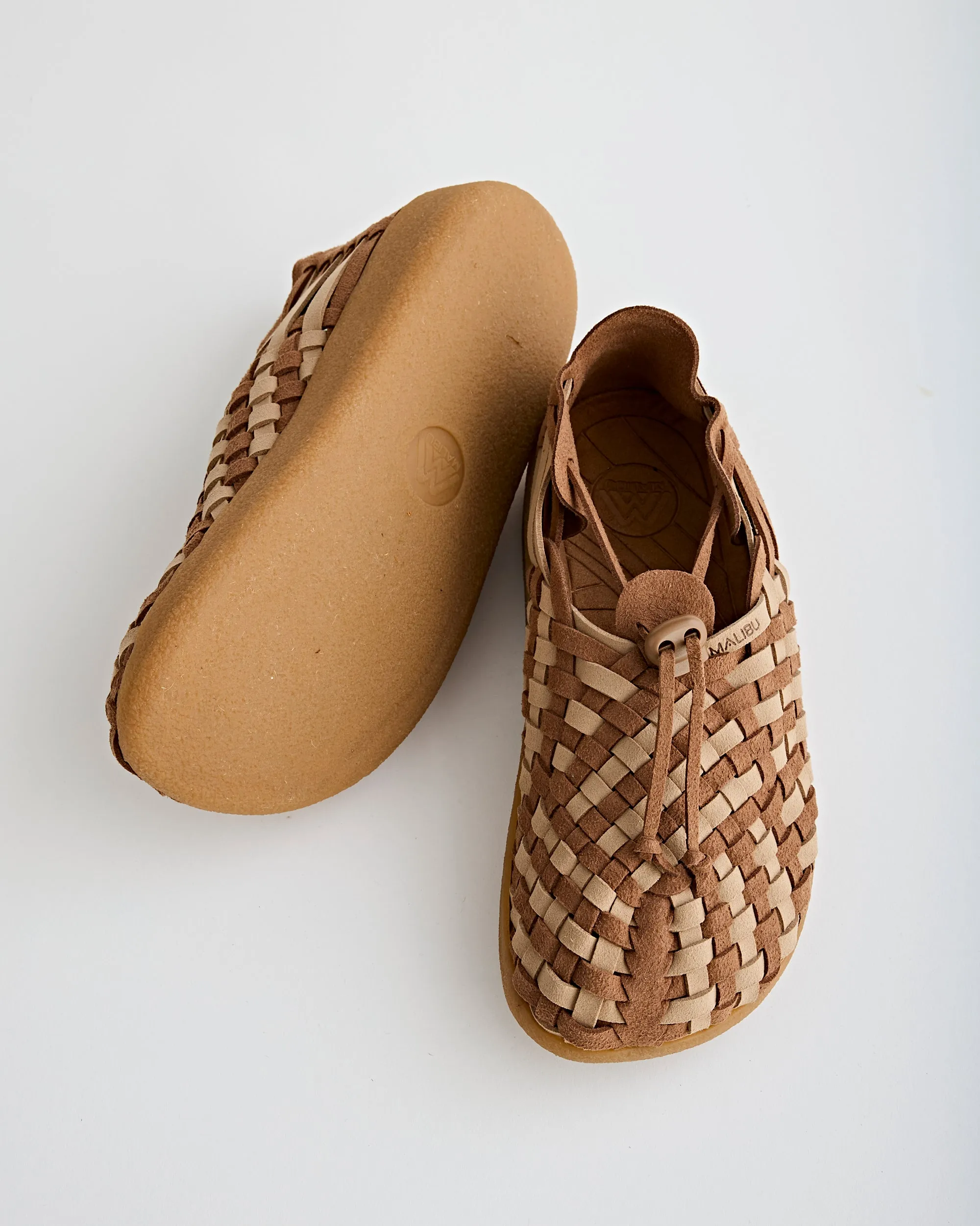 Latigo Suede Vegan Leather Beige/Walnut/Tan