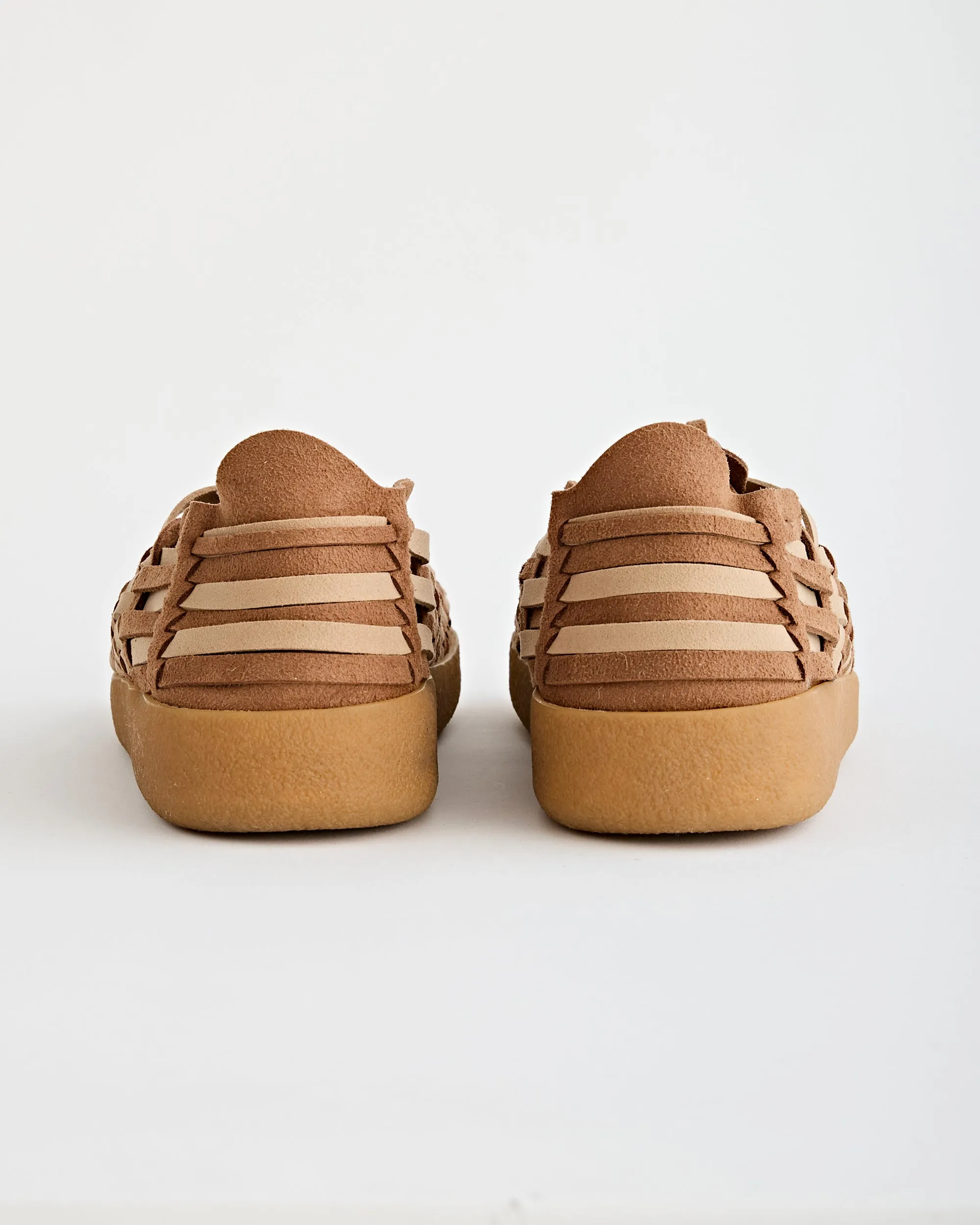 Latigo Suede Vegan Leather Beige/Walnut/Tan