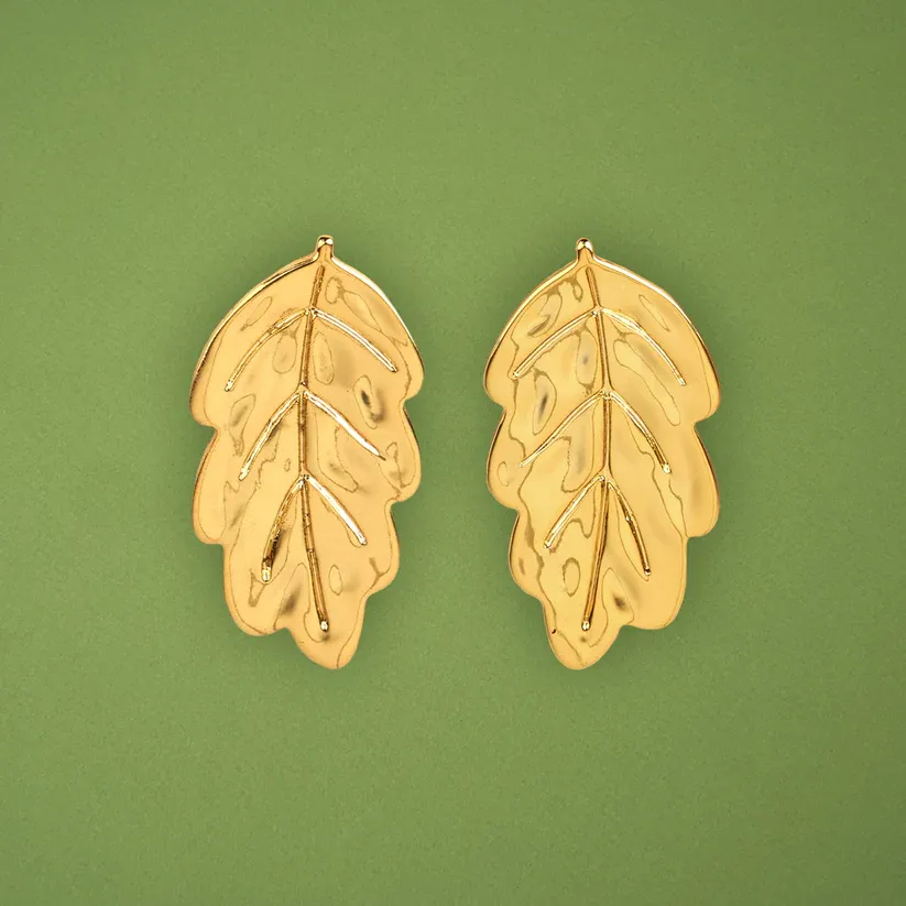 Leaf earrings