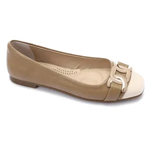 Leather Soft Casual Shoes - Coffee
