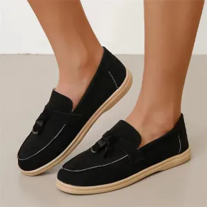 Leisure Bowknot Design Flat Slip On Loafers for Office Lady