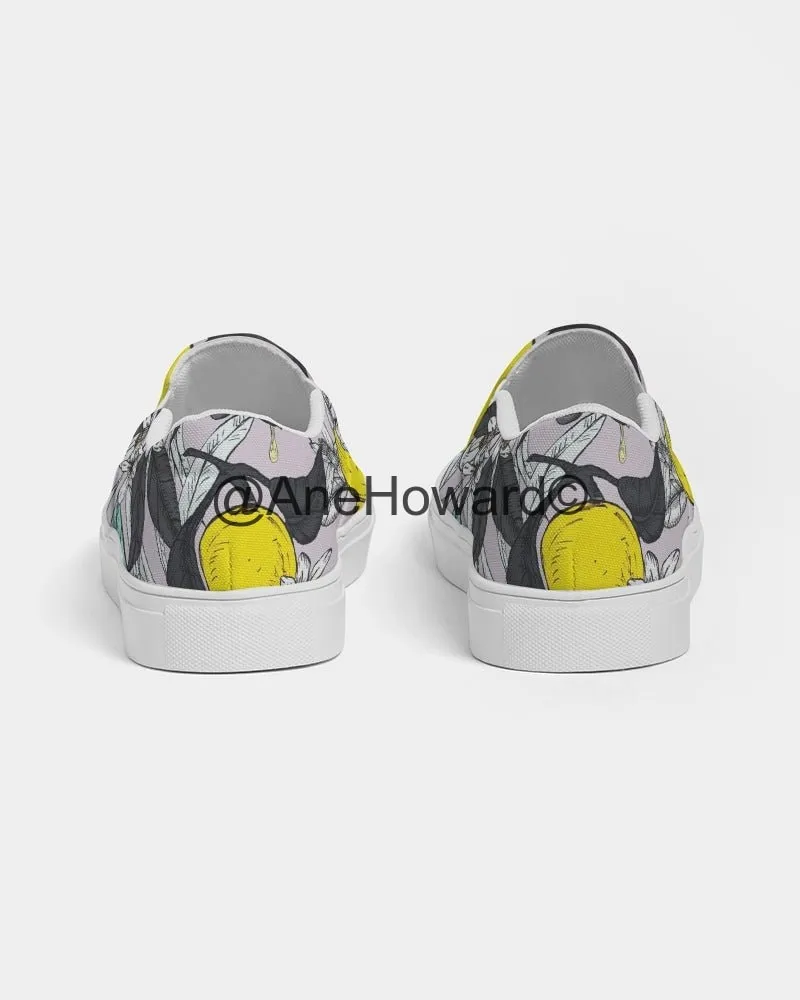 Lemon Tree Men's Slip-On Canvas Shoe