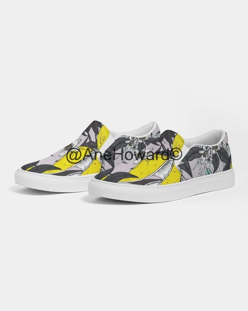 Lemon Tree Men's Slip-On Canvas Shoe