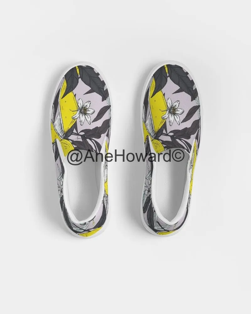 Lemon Tree Men's Slip-On Canvas Shoe