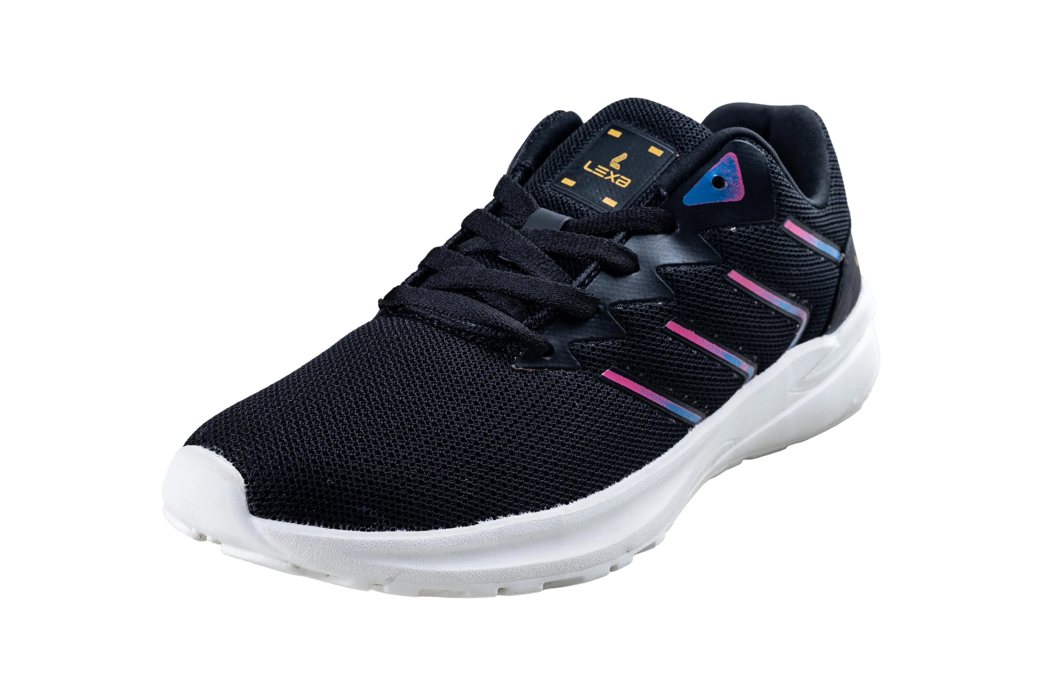 Lexa Ladies Black Sports Shoe