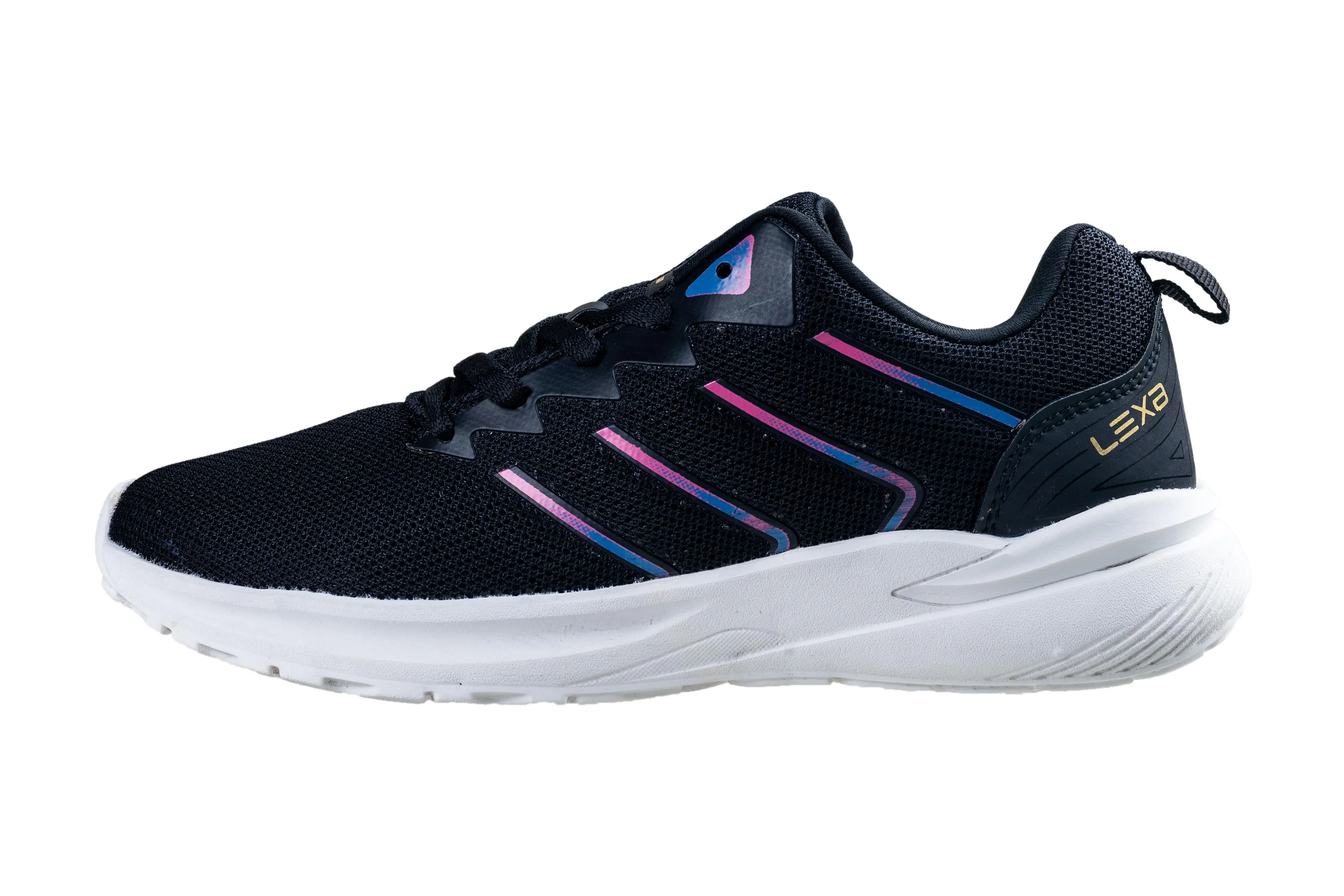 Lexa Ladies Black Sports Shoe
