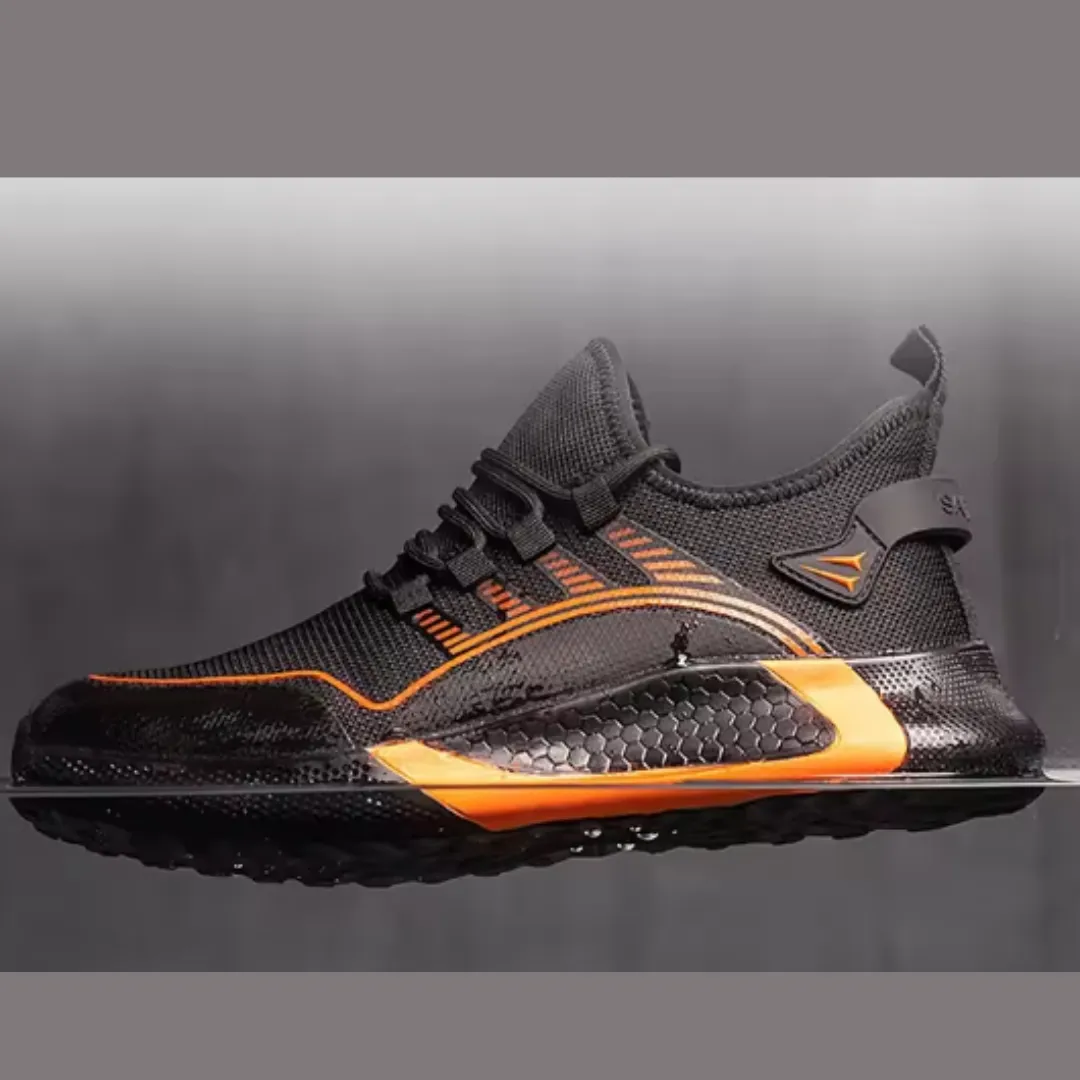 Lightweight breathable work shoes
