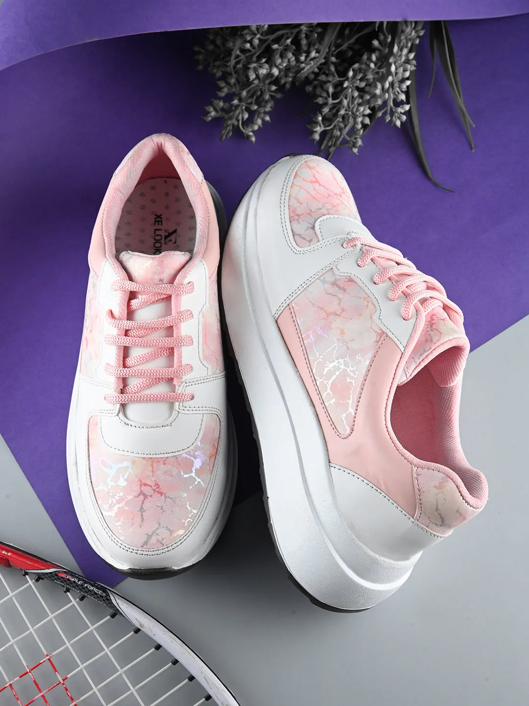 Lightweight Smartlace up Soft Sneaker shoe