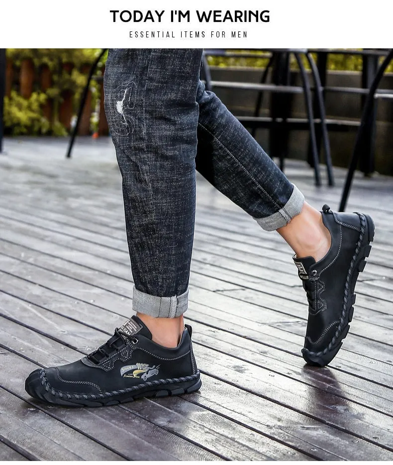Loafers Flats Outdoor Moccasins Shoes Man
