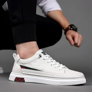 Loafers Taller Shoes White Soft Height Increase 5cm