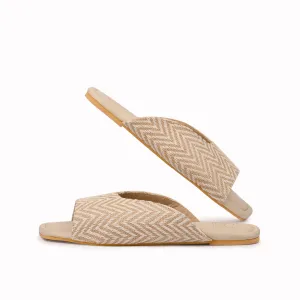 Loom - Chevron Peep Toe Slippers