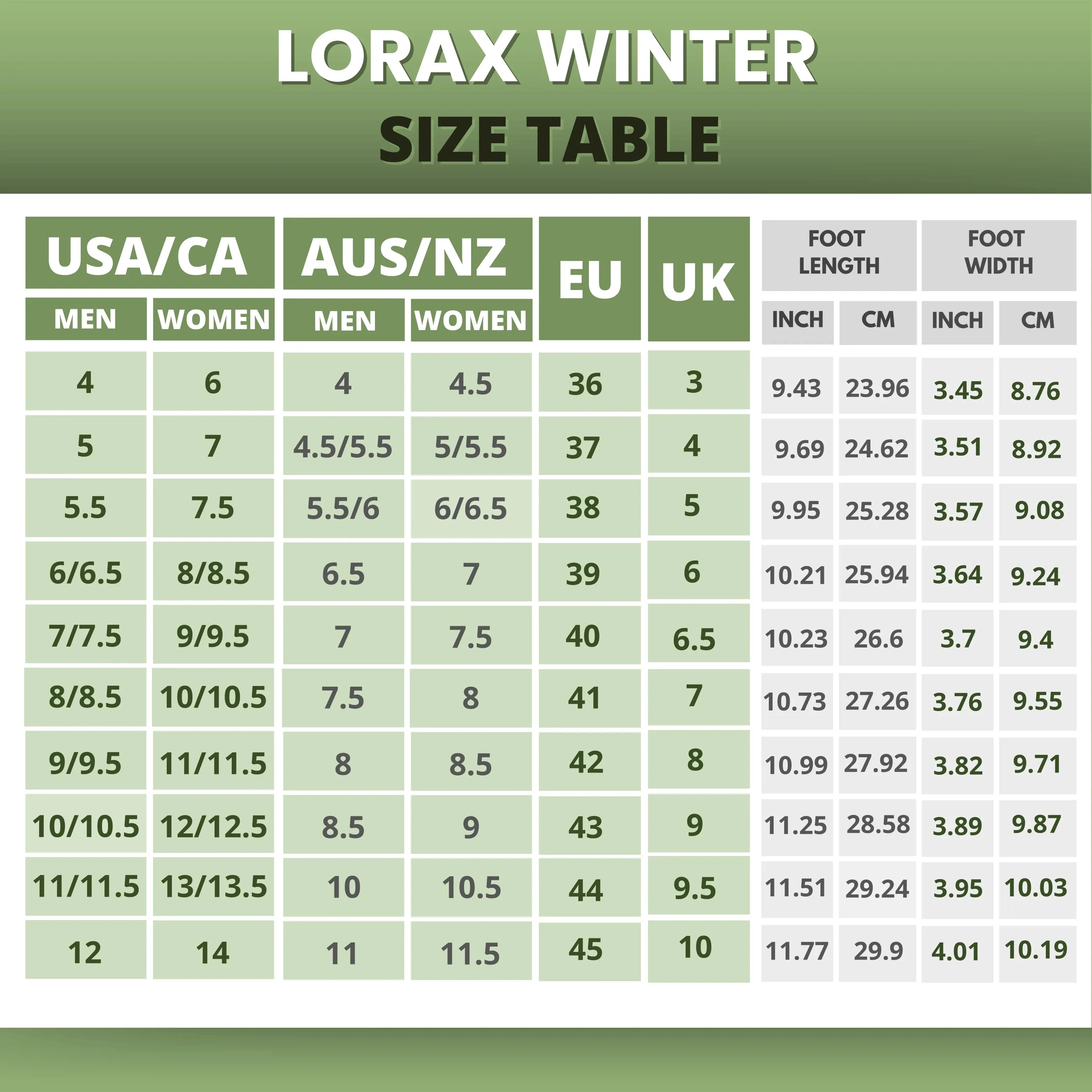 Lorax Winter – Ergonomic & Supportive Winter Barefoot Shoes (Unisex) (BOGO)