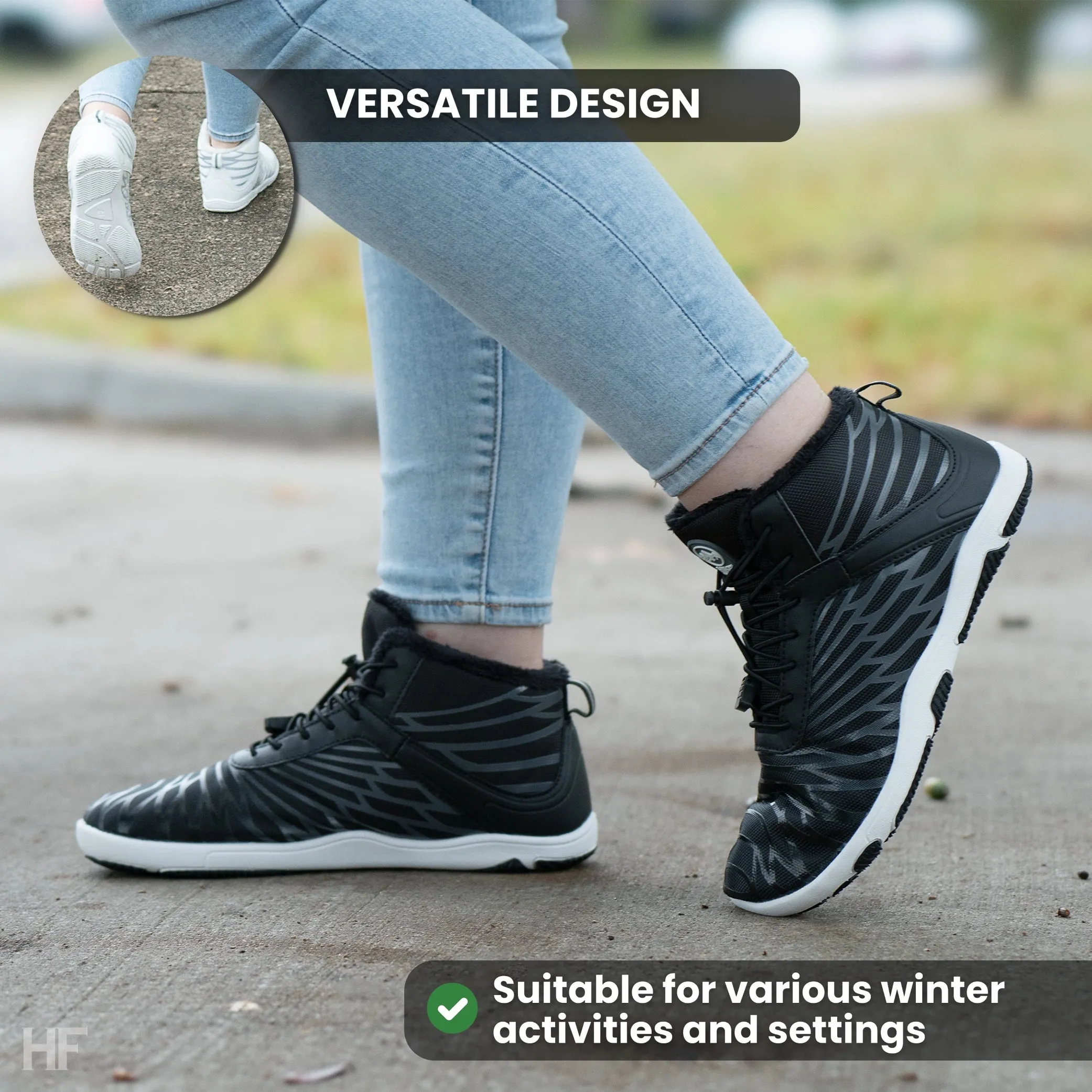 Lorax Winter – Ergonomic & Supportive Winter Barefoot Shoes (Unisex) (BOGO)