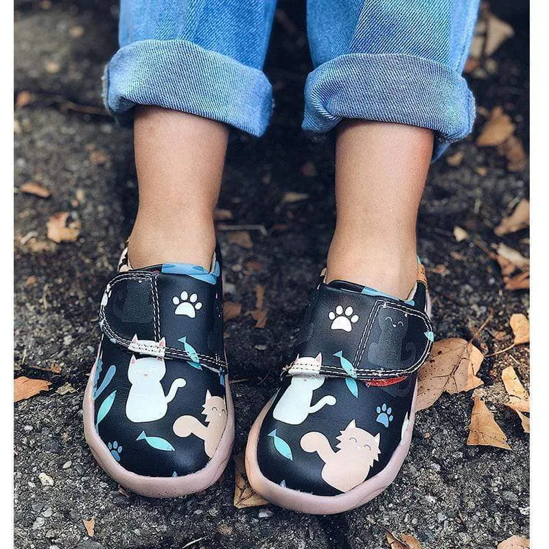 Lovely Cat Kid Loafers For Kids