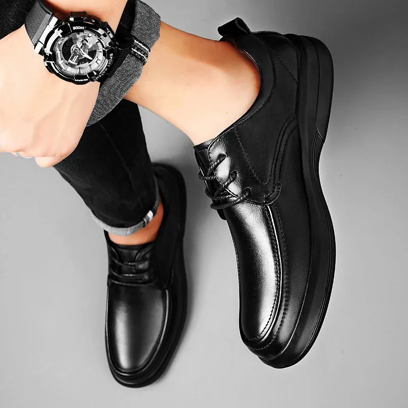 LuxeStep Herren Business-Schuhe aus echtem Leder
