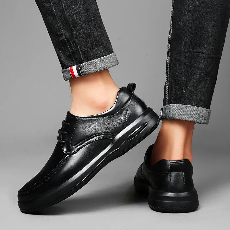 LuxeStep Herren Business-Schuhe aus echtem Leder