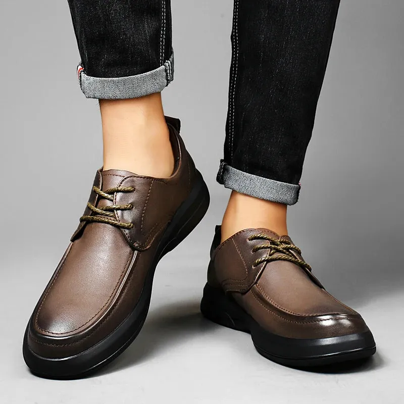 LuxeStep Herren Business-Schuhe aus echtem Leder