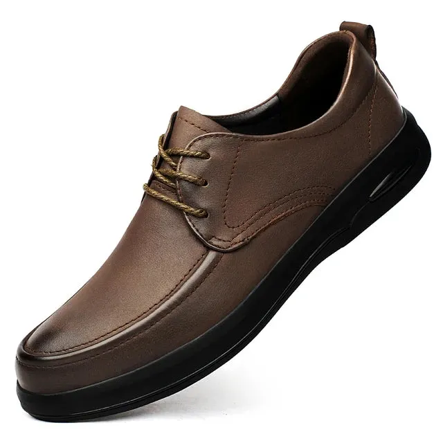 LuxeStep Herren Business-Schuhe aus echtem Leder
