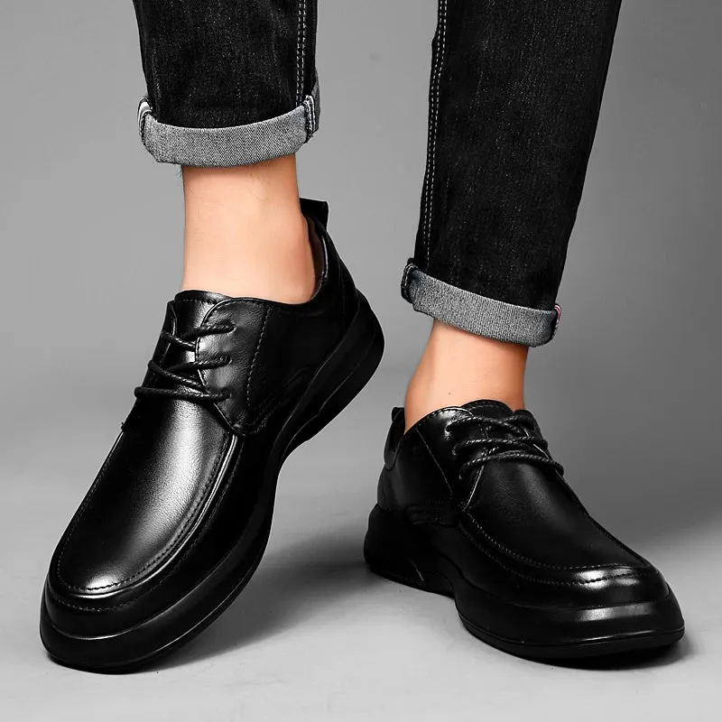 LuxeStep Herren Business-Schuhe aus echtem Leder