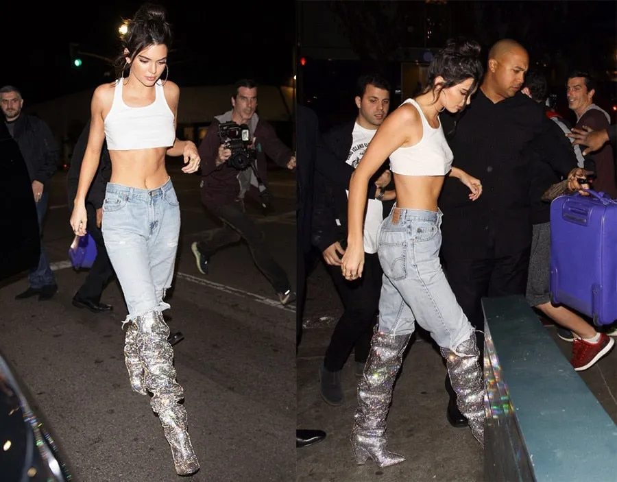 Luxury Crystal Woman High Boots