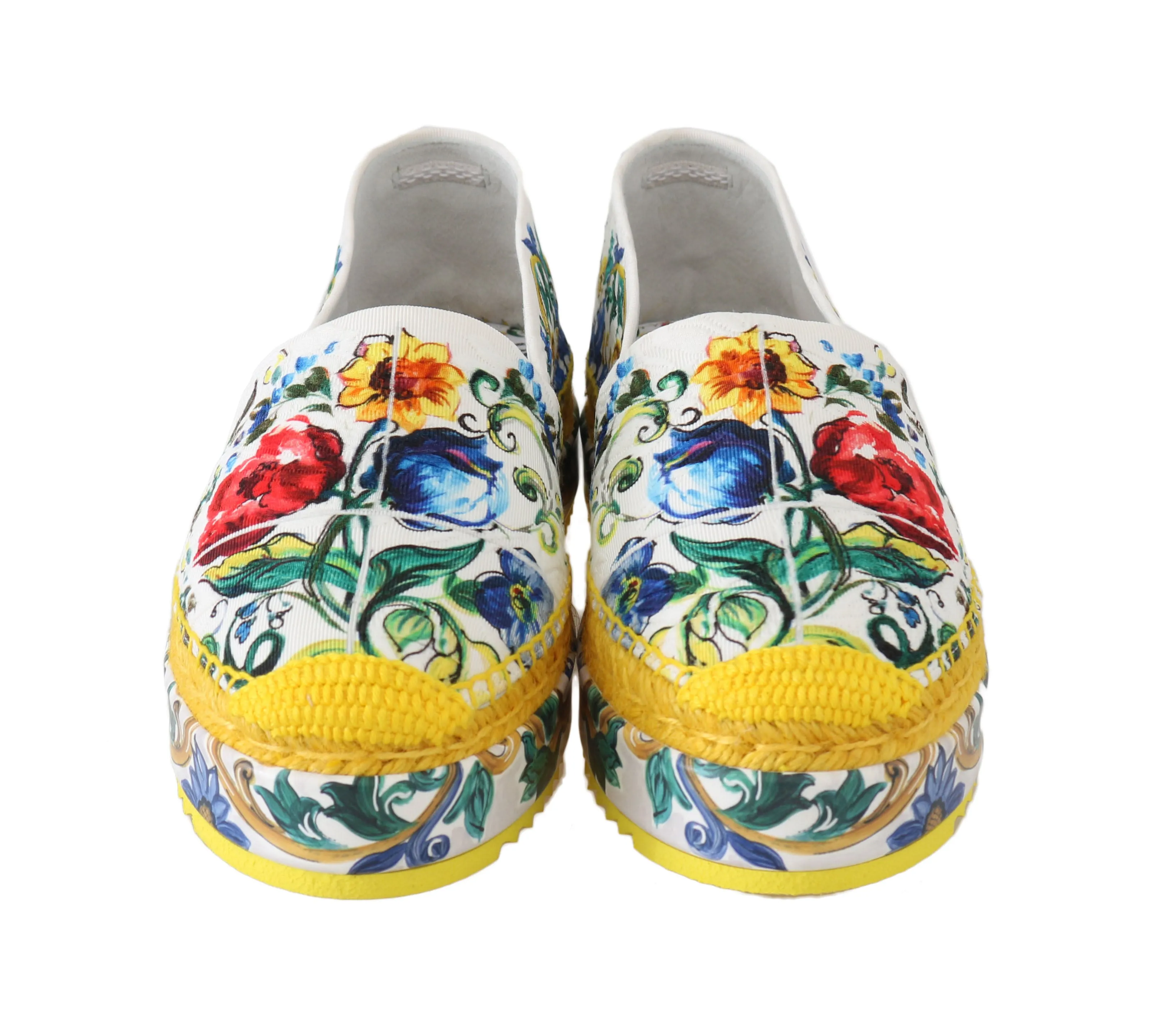Majolica Brocade Espadrilles Loafers