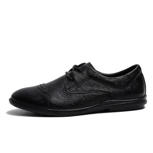 Man Shoes 2020 Spring Summer Male Leather Shoes Genuine Leather Casual clax Men's Derby Footwear Handmade Brand