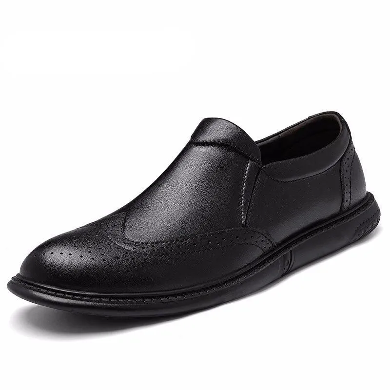 Man Shoes Genuine leather 2020 Spring Summer Male Loafers Casual Footwear Slipons clax Men's Leather Shoe Alligator