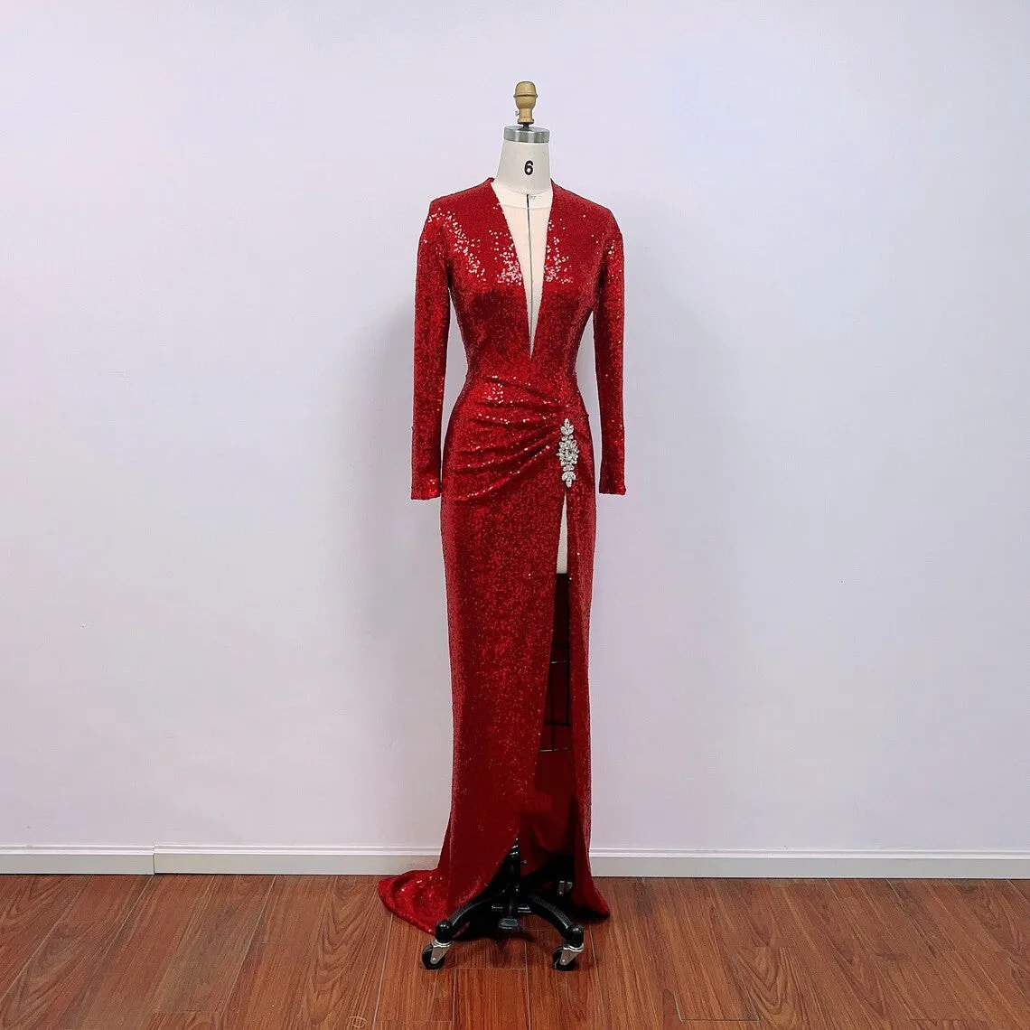 Marilyn and Jane Russell Red Dress Costume