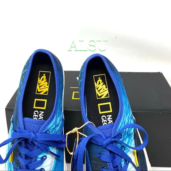 💖MEGA SALE💖VANS National Geographic Shoes Era Blue Women's 5.5 | 6 VN0A2Z5I002