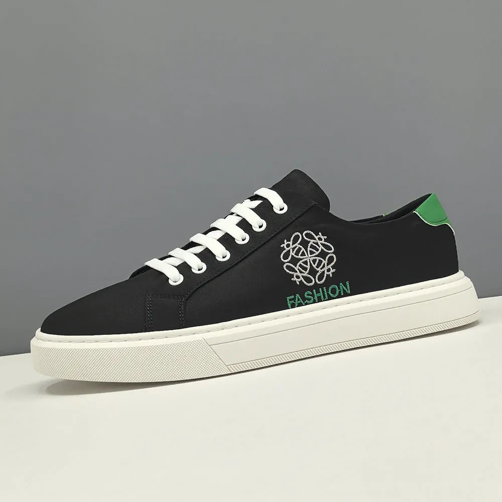 Men Fashion Knitted Canvas Flat Casual Shoes