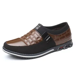 Men Leather Shoes Fashion Lace Up Flat Thick Warm Sneakers Daily Shoes SSA-19ING