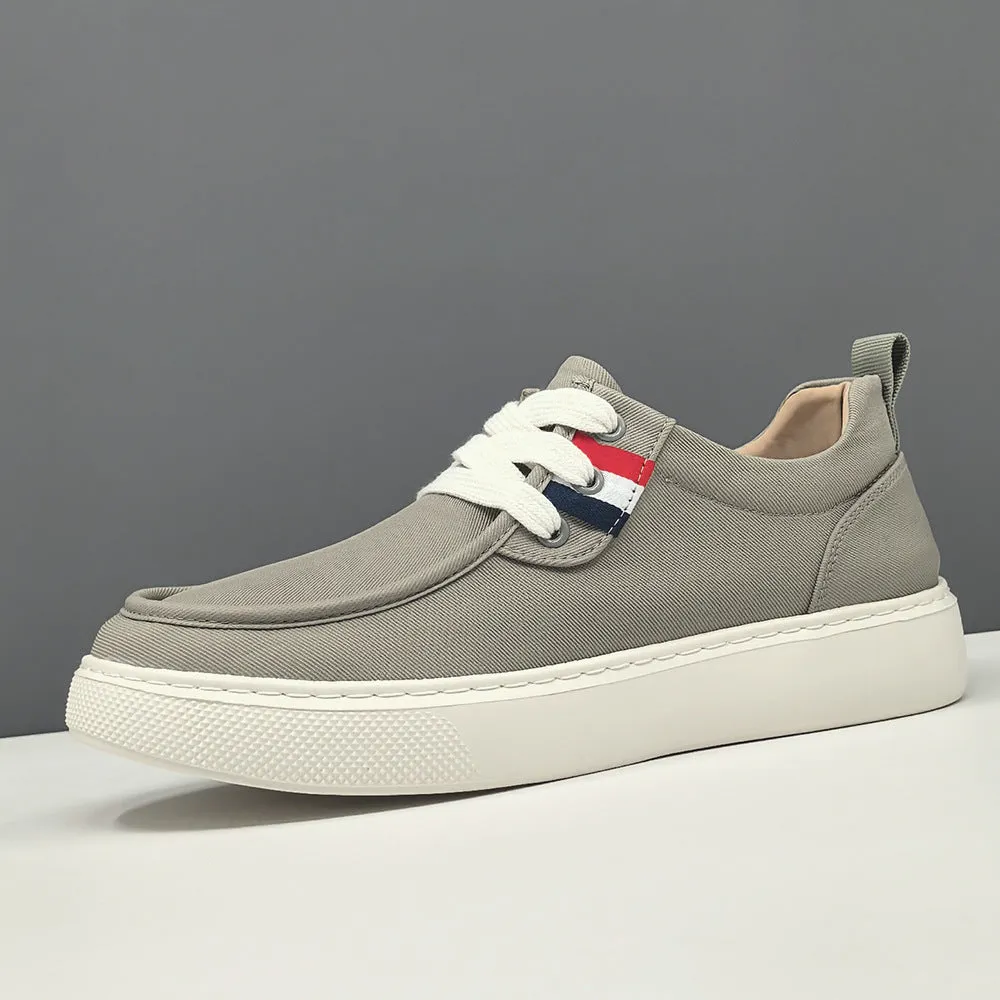 Men Minimalism Fashion Canvas Flat Casual Shoes
