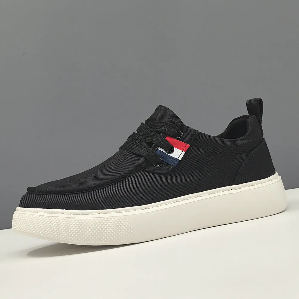 Men Minimalism Fashion Canvas Flat Casual Shoes