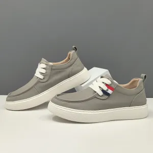 Men Minimalism Fashion Canvas Flat Casual Shoes