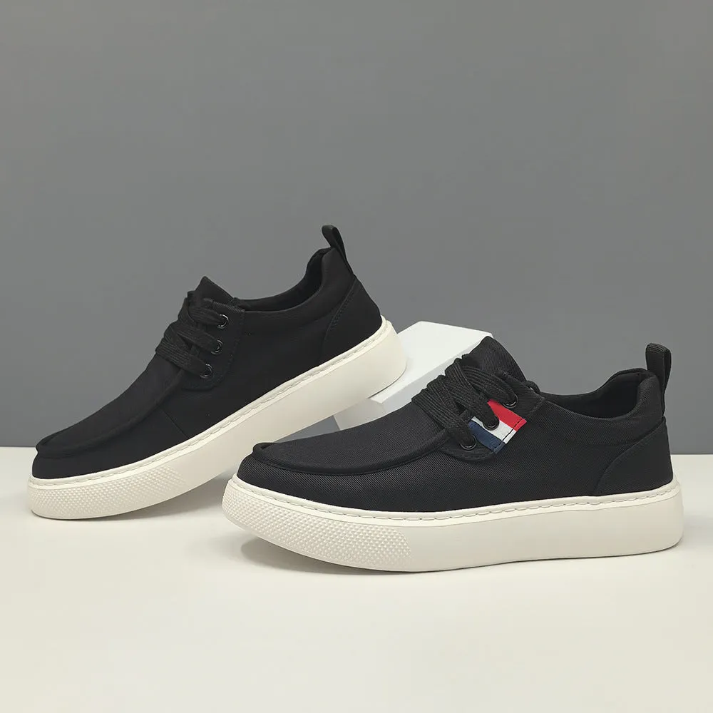Men Minimalism Fashion Canvas Flat Casual Shoes